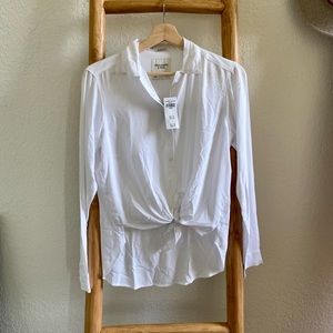 Abercrombie & Fitch White Button Down
